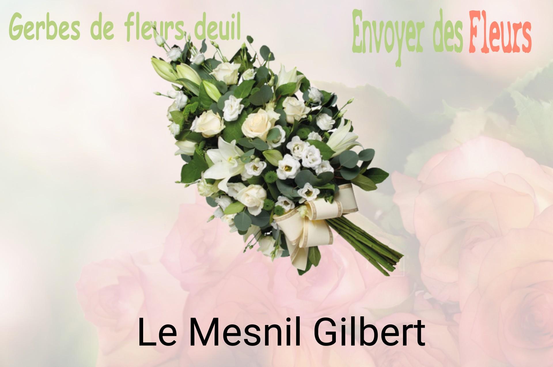 Gerbe de fleurs de deuil livrée à Le Mesnil-Gilbert